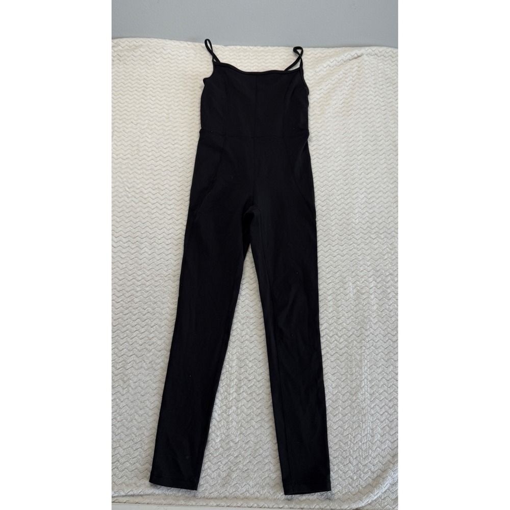 Le Fou by Wilfred Black Spaghetti Strap Unitard Jumpsuit XS Ankle Length